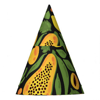 Gorro De Fiesta Frutas exóticas: verano sin foco colorido
