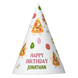 Gorro De Fiesta Fun Colorful Pizza Fiestas Niños Cumpleaños