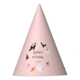 Gorro De Fiesta Fun Halloween Creation Pink Birday Party