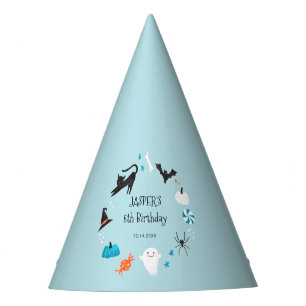 Gorro De Fiesta Fun Halloween Creature Blue Birday Party