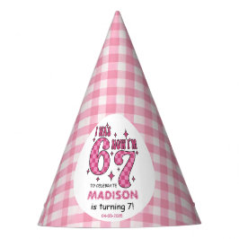 Gorro De Fiesta Funny 7th Birthday | “I Was 6, Now 7” Party