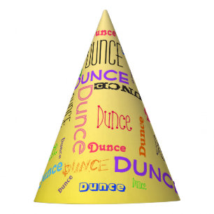 Gorro De Fiesta Funny Birday Dunce Cap Wondear Word Cloud
