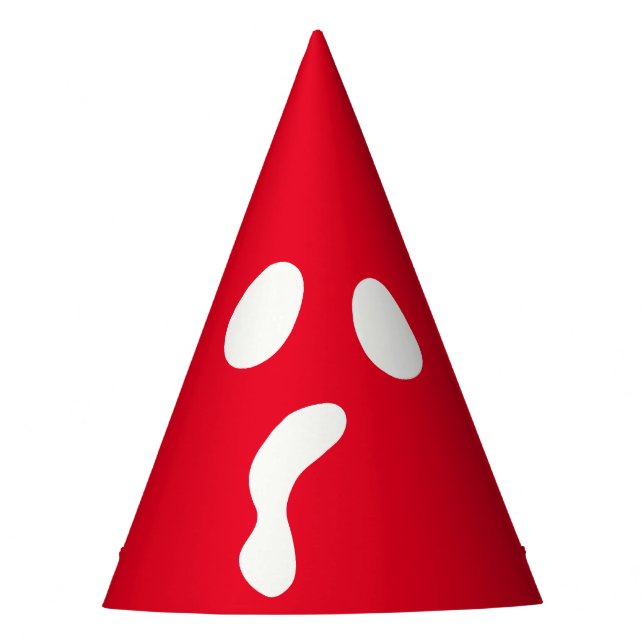 Gorro De Fiesta Funny Halloween se enfrenta a un fantasma Fiesta d (Anverso)