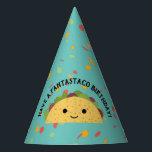 Gorro De Fiesta Funny Ten Fantastaco Birthday Cute Kawaii Taco<br><div class="desc">Es gracioso tener un gorra de cumpleaños fantástico y un lindo fiesta kawaii taco.</div>