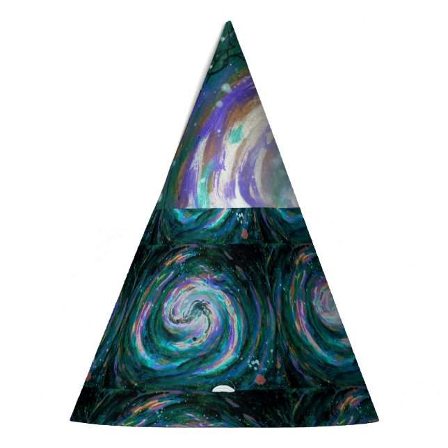 Gorro De Fiesta Galaxia espiral en el espacio (Izquierda)