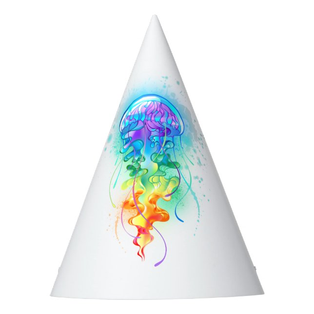 Gorro De Fiesta Gallito arcoiris (Anverso)
