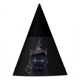 Gorro De Fiesta Gato negro chiflado de Halloween