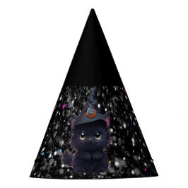 Gorro De Fiesta Gato negro chiflado de Halloween