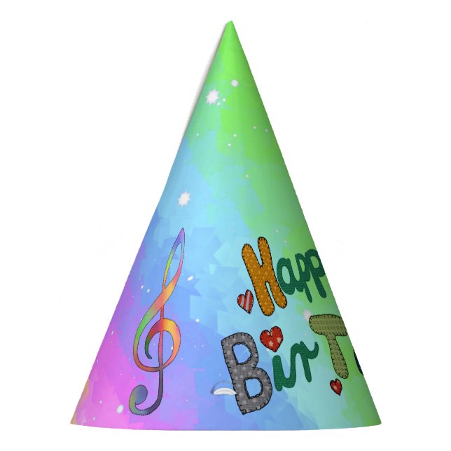 Gorro De Fiesta Geburtstags  Partyhütchen (Izquierda)