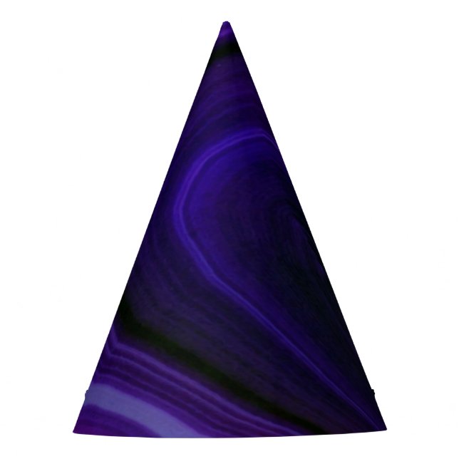 Gorro De Fiesta Geode púrpura de caída (Anverso)