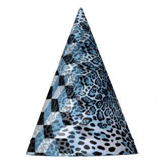 Gorro De Fiesta Geométrica Leopard, Diseño de Piel Animal.