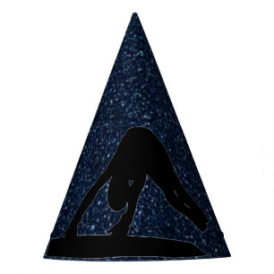 Gorro De Fiesta Gimnasia "Feliz cumpleaños" Blue Sparkle Vault