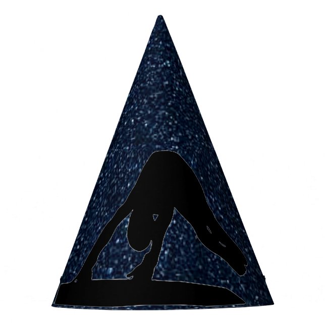Gorro De Fiesta Gimnasia "Feliz cumpleaños" Blue Sparkle Vault (Anverso)