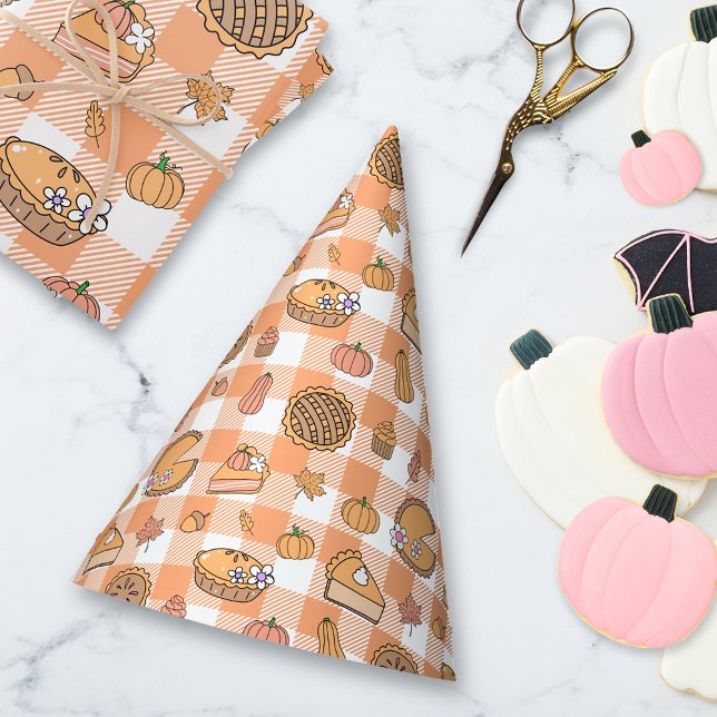 Gorro De Fiesta Gingham de Pastel de Calabaza (Subido por el creador)