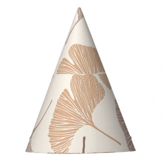 Gorro De Fiesta Ginkgo biloba: diseño seco sin costura.