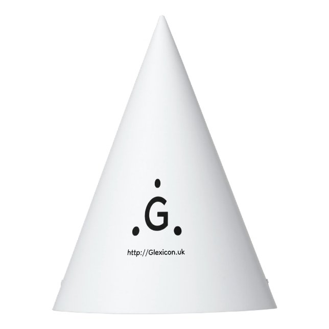 Gorro de fiesta Glexicon Reino Unido (Anverso)