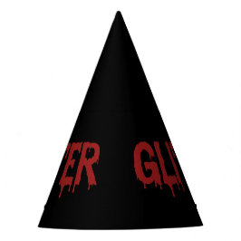 Gorro De Fiesta Glitter in Blood Typografie