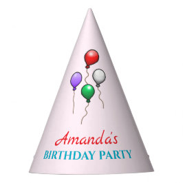 Gorro De Fiesta Globos de cumpleaños