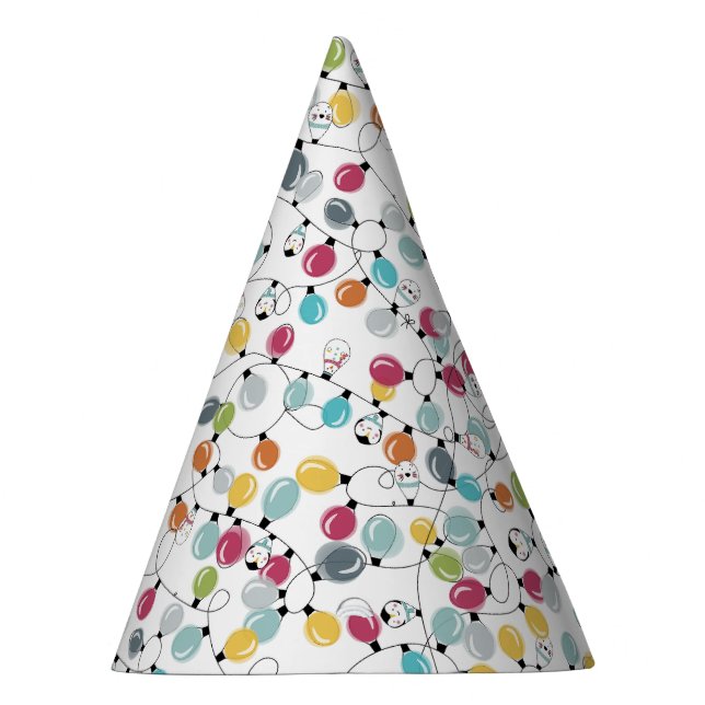 Gorro De Fiesta Globos de Navidades de Neon Pingüino (Derecha)