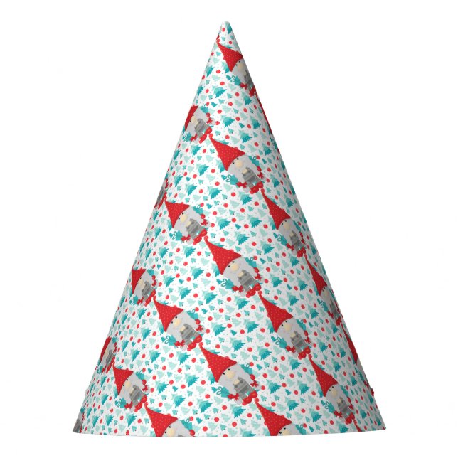 Gorro De Fiesta Gnome festivo con regalos (Anverso)