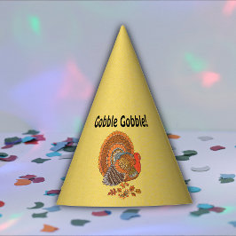 Gorro De Fiesta Gobble macho Turquía otoño plumas coloreadas amari