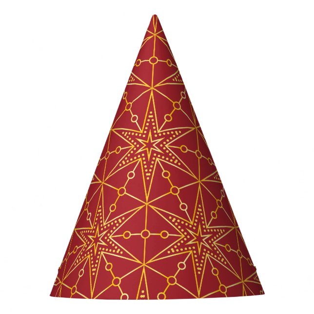 Gorro De Fiesta Golden Festive Starry (Anverso)