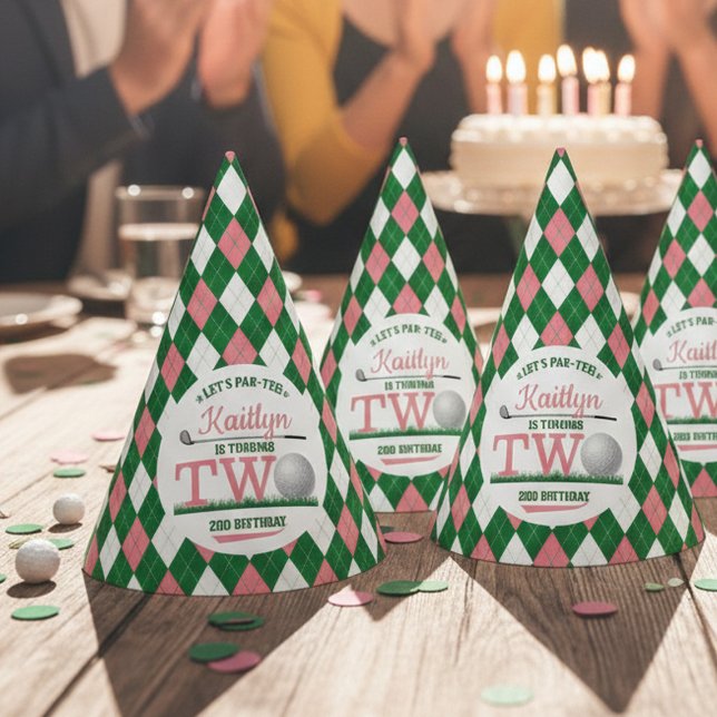Gorro De Fiesta Golf PAR-TEE 2º cumpleaños (Subido por el creador)