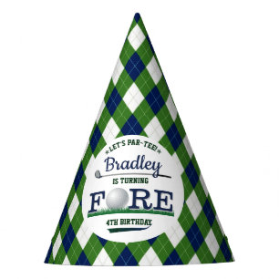 Gorro De Fiesta Golf PAR-TEE 4º cumpleaños