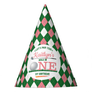 Gorro De Fiesta Golf PAR-TEE Primer cumpleaños
