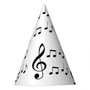 Gorro De Fiesta "Gorras del fiesta de las notas de la música"