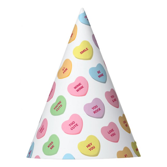 Gorro De Fiesta Graciosa personalizado lindo conversación de dulce (Anverso)