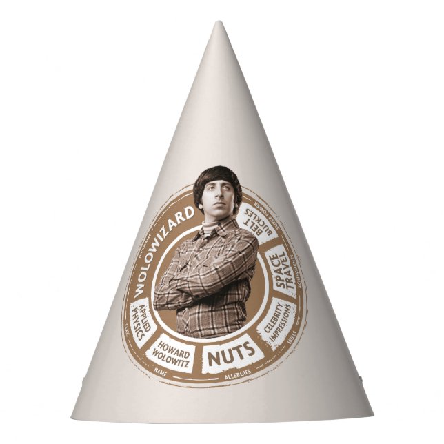 Gorro De Fiesta Gráfico de Howard Info (Anverso)
