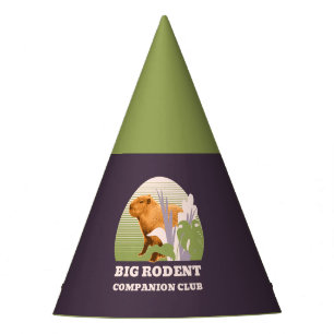 Gorro De Fiesta Gran Club de Compañeros de Roedores Capibara