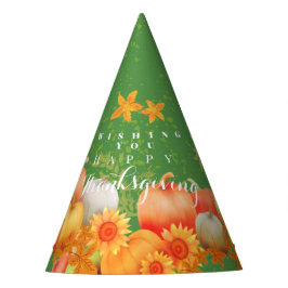 Gorro De Fiesta Green del Día de Acción de Gracias de Otoño