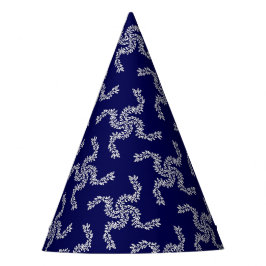 Gorro De Fiesta Guirnalda de Navidad Azul, Decoración de Navidad, 