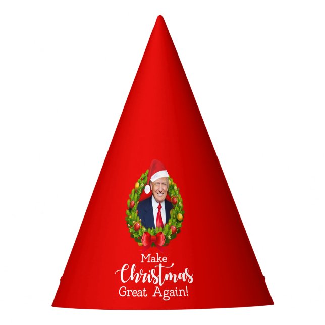 Gorro De Fiesta Hacer grandes a los Navidades de nuevo Trump regal (Anverso)