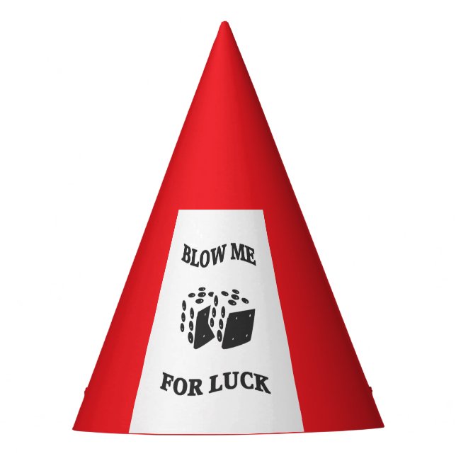 GORRO DE FIESTA HACERME DAR SUERTE (Anverso)