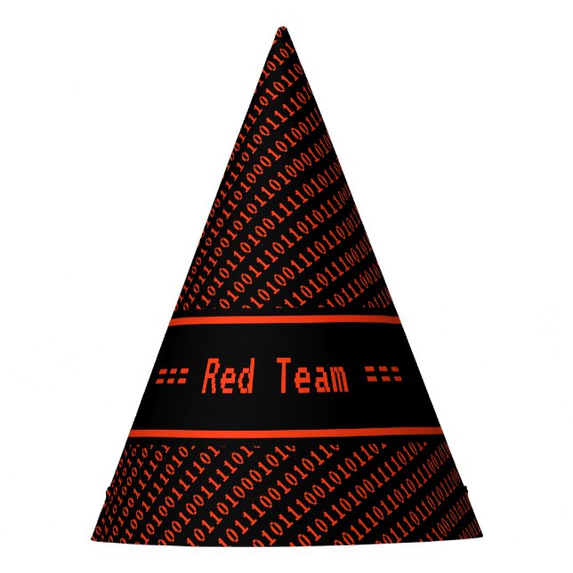 Gorro De Fiesta Hackers Red Team Offensive CyberSec Testing (Anverso)