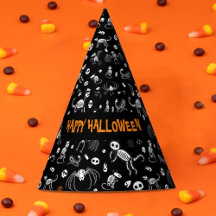 Halloween Animal Bats Dogs Cats Spiders Skeleters