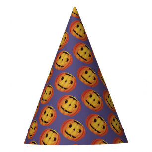 Gorro De Fiesta Halloween de estilo antiguo, calabaza (jack-o'-lan