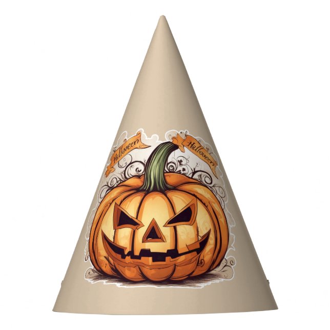 Gorro De Fiesta Halloween: Großer Kürbis -  (Anverso)