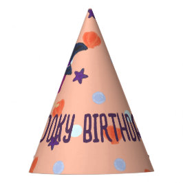 Gorro De Fiesta Halloween Pastel Mermaid Witch Spookday cumpleaños