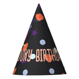 Gorro De Fiesta Halloween Pastel Mermaid Witch Spookday cumpleaños