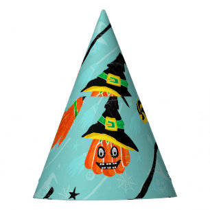 Gorro De Fiesta Halloween Witchy Seamless Theme