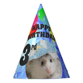 Gorro De Fiesta Hammyville - Gemas Azules Cute Hamster