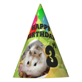 Gorro De Fiesta Hammyville - Gemas Verdes de Hámster Cute