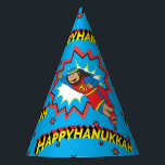 Gorro De Fiesta Hanukkah Fiesta Judah Macabee El Martillo<br><div class="desc">¡Guau! Judah Maccabee está aquí y listo para ayudarte fiesta. Añada a su fiesta Hanukkah estos adorables y coloridos gorras fiestas. Todos los elementos de diseño se pueden editar: movido, girado, redimensionado, etc. Personalice añadiendo su propio texto. Usa tu estilo de fuente, color y tamaño favoritos. Disfrute de nuestras placas...</div>