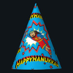 Gorro De Fiesta Hanukkah Fiesta Judah Maccabee El Hammer<br><div class="desc">¡Woo-hoo! Judah Maccabee está aquí y listo para ayudarte fiesta. Añada a su fiesta de Hanukkah estos bonitos y coloridos gorras fiestas. Todos los elementos de diseño pueden ser editados: movidos, rotados, redimensionados, etc. Personalice agregando su propio texto. Usa tu estilo de fuente, color y tamaño favoritos. Disfrute de nuestras...</div>