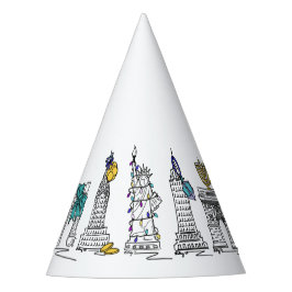 Gorro De Fiesta Hanukkah NYC vacaciones judías Chanukah