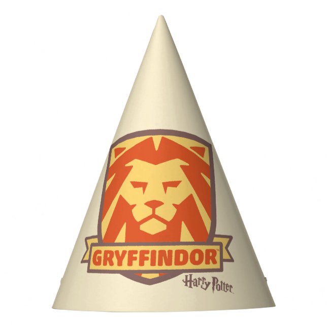 Gorro De Fiesta HARRY POTTER™ | Escudo estival Magic GRYFFINDOR™ (Anverso)